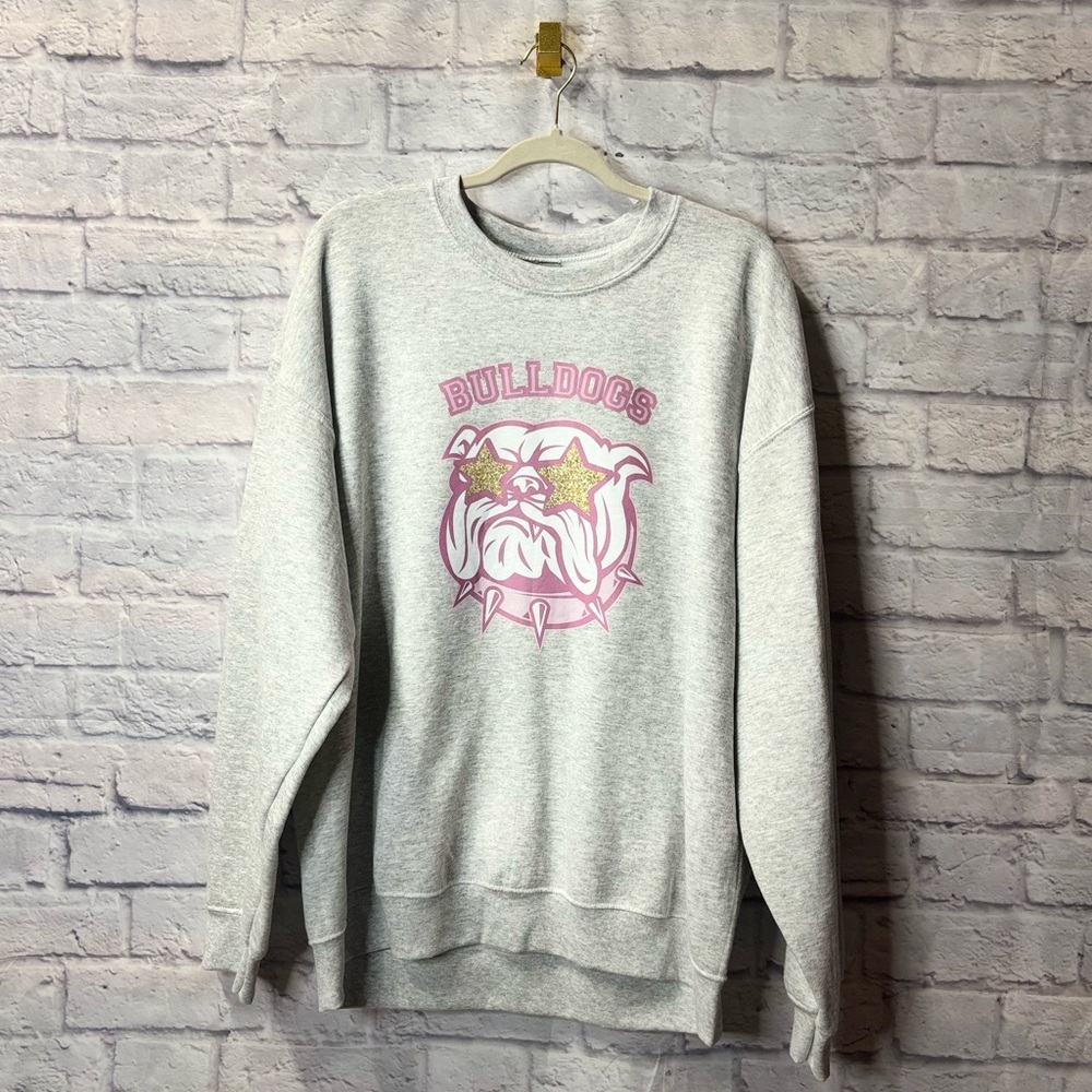 Pink Bulldogs Crewneck